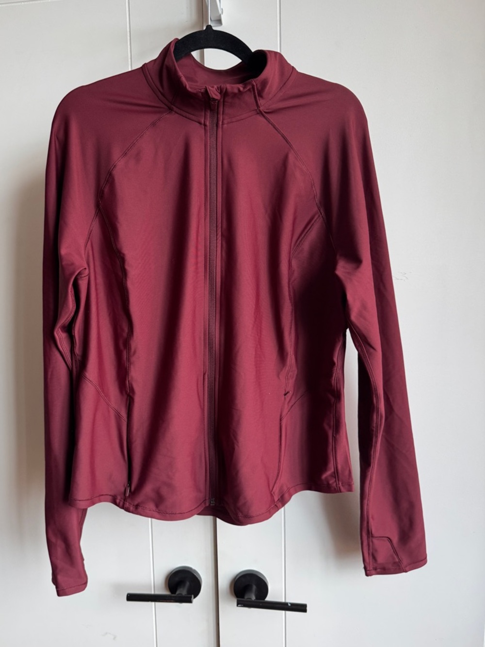 Old Navy Women's PowerSoft Full Zip Burgundy